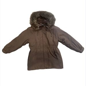 Bromley Sport Vintage DuPont Thermolite Insulation Fox Fur Jacket Size Small